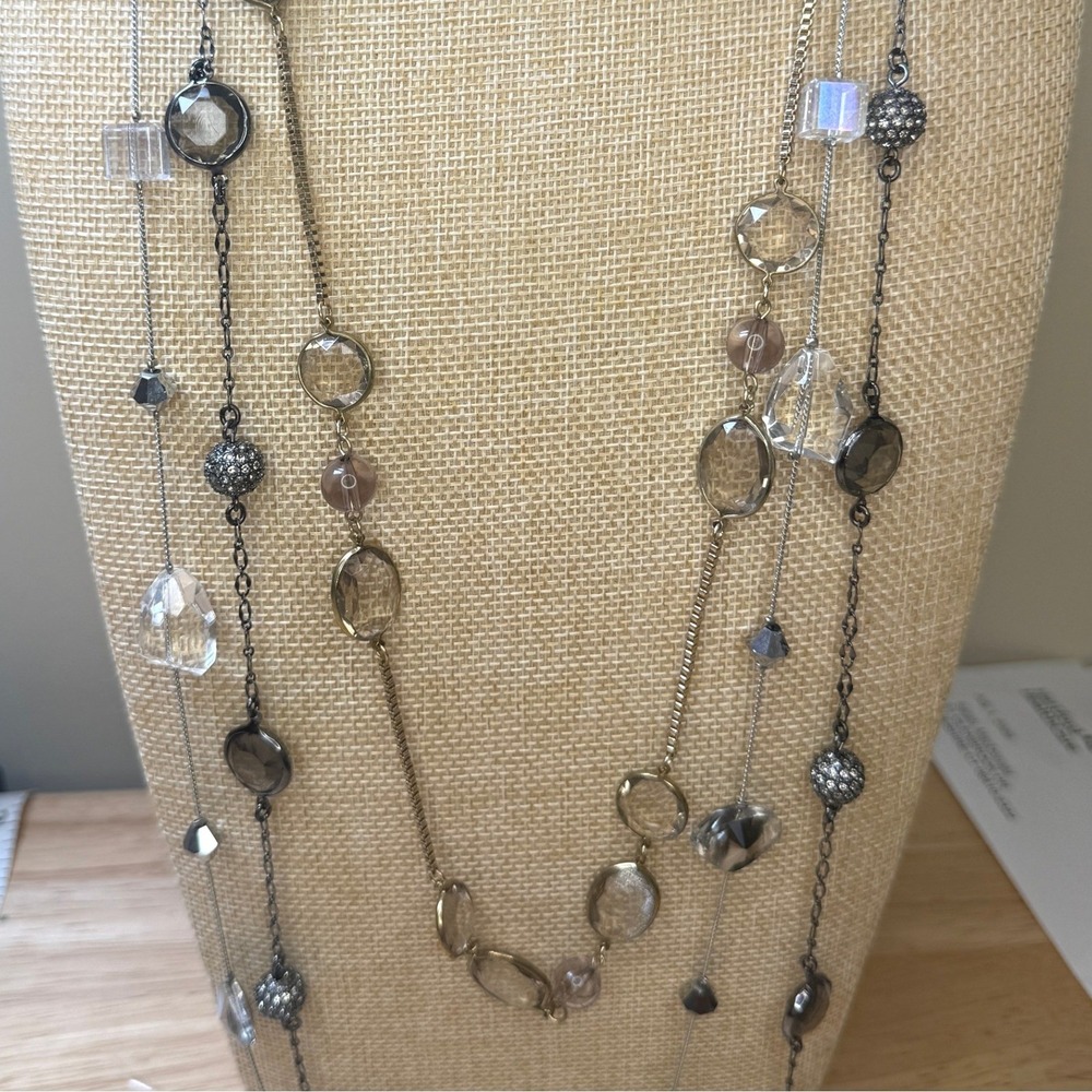 Boho Glam‎ Crystal Statement Necklaces Set Of 3 - Branded